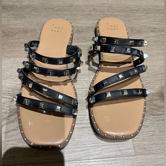 A New Day Stud Slide Sandals - Picture 2 of 4